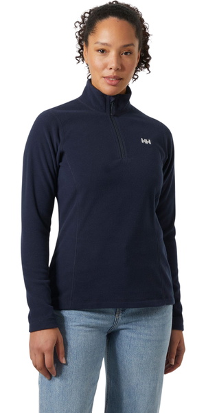 2025 Helly Hansen Womens Daybreaker 1/2 Zip Fleece 50845 - Navy
